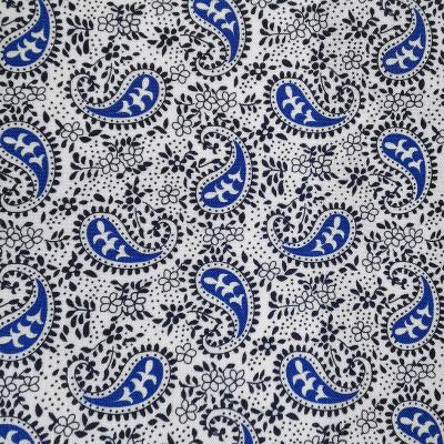 China Breathable And Comfortable Anti Pill Flower Pattern Paisley Digital Printing Organic 100%cotton Fabric For Shirt Blouse Dress Decoration for sale