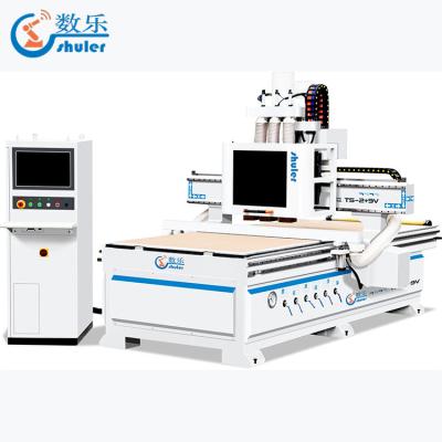 China Hotels 4x8 ft 1313 Wood Router 3 Axis CNC 1313 1530 Rotary 3d Router ATC 4 Axis CNC Wood Carving Engraving Machine Price digital by computer for sale