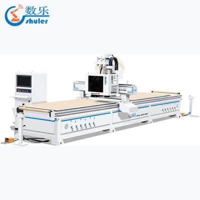 China Hotels High Speed ​​CNC Router Machine 1325 Wood Carving Machine CNC Router Machine Woodworking With Double Workstations for sale