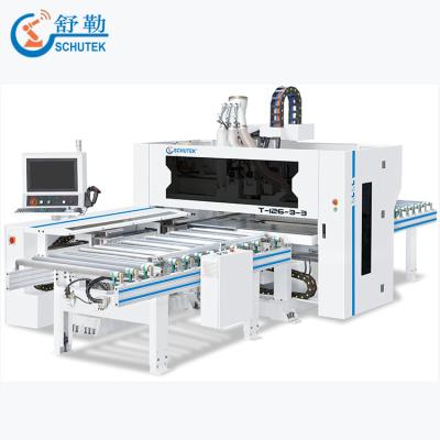 China Building Material Shops Woodworking Cutting 6 Side Hole Drilling Machine CNC Six Side Boring Machine for sale