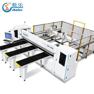 China VERTICAL 2800mm Full Automatic CNC Panel Saw Machine Computer Beam Saw For Woodworking Furniture for sale