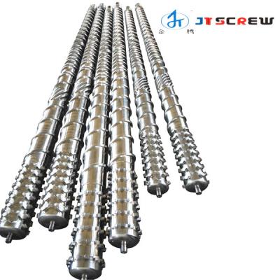 China PE Screw Barrel Manufacturer Dia 65mm, 75mm, 90mm Single Screws And Barrel For Extruder for sale