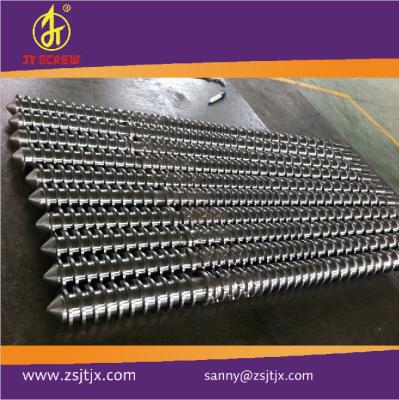 China 38CrMoAlA Screw And Barrel For Pet Food / Food Machinery Parallel Twin Screw Plastic And Rubber Parts for sale