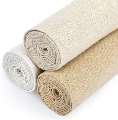 China Tear-Resistant Fabric Polyester Cloth Tweed L70PE30 Linen Fabric for sale