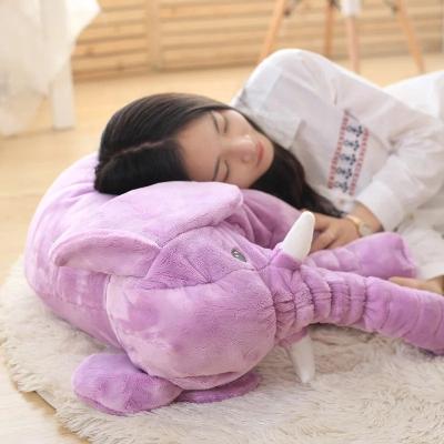 China Cozy In Running Elephant Stuffed Animals Plush Toy Gift Blue Plush Toy Link Dye for sale