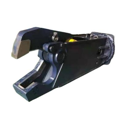 China Heavy Excavator 360 Rotating Type Hydraulic Rotating Scrap Steel Metal Cutting Shear For Excavator for sale