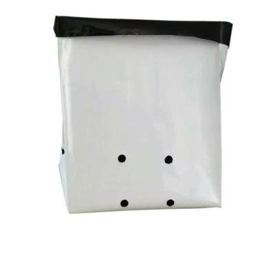 China Recyclable Plastic Seedling Strawberry Grow Poly Bags For Nurseries for sale