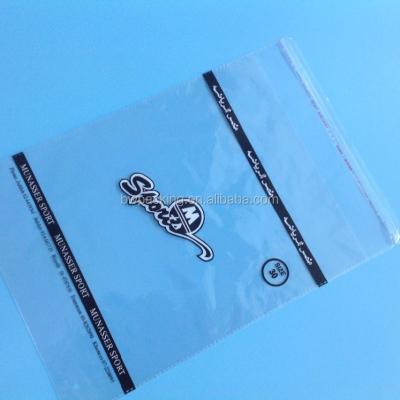 China OPP Recyclable Plastic Self Sealing Cellophane Packing Adhesive Bags For Clothes for sale