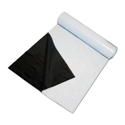 China Mushroom black and white pe plastic greenhouse film for sale