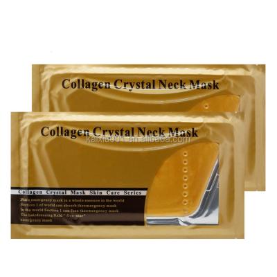 China Wholesale Moisturizer OEM Crystal Gold Under Neck Collagen Mask Beauty Care Sheet Mask for sale