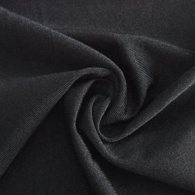 China Simply 88 Polyester 12 Elastane Jet Black Stretch Swimwear Fabric Wholesale for sale