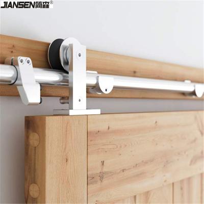 China Hot Sale Modern Stainless Steel Double Barn Door Hardware for sale