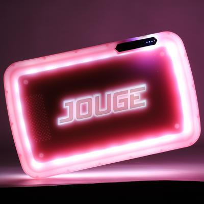 China In New Fashion Design LED Illuminated Rectangular Tray For Wholesale Custom Printed Rolling Tray for sale