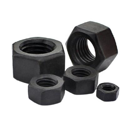 China General Industry M30 M2 8.8 Black Surface Pitch Hex Nuts Fine High Strength Hex Nuts for sale