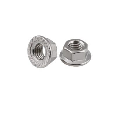 China Industry China General Stainless Steel DIN934 Hex Nuts /DIN985 Hex Nuts / Flange Nuts m7 Flange Nut for sale