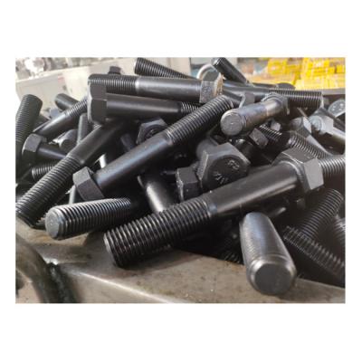 China Buliding ASTM A325 Metal Head Steel Bolt High Strength Black Hex Bolt Hex Bolt for sale