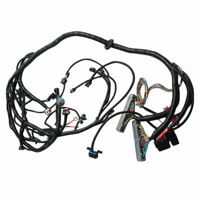 China Automotive LS1, 5.3L/6.0L/4.8L engine wiring harness with ATO fuel pump relay block 4L60E transmission wire harness kits for sale