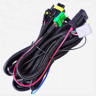 China Automobile Automotive Wire H11 Switch Car Fog Lamp Light Wire Harness Kit With Fog Lamp Switch Assembly Cable for sale