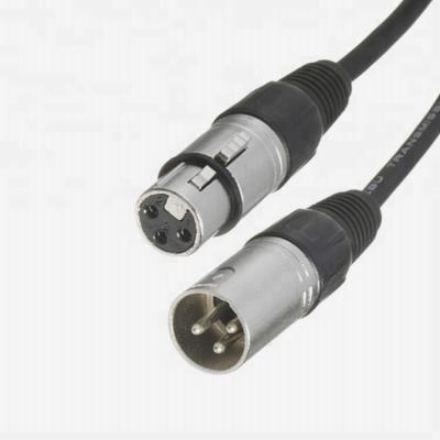 China DMX microphone cable 3 pin XLR signal adapter connector dmx microphone adapter cable for sale