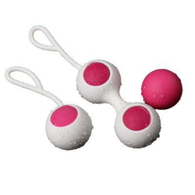 China ABS+ medical silicone Liu Kegel Balls with 3 5 different ball weight and , Kegel ball after childbirth training for sale