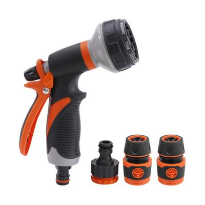 China Variable Flow Control New Design 8 Function Garden Water Hose Sprayer Gun Nozzle for sale