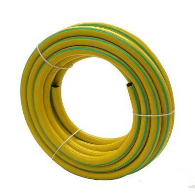 China Anti Abrasion Sizes Custom Lengths Yellow PVC Garden Water Hose for sale