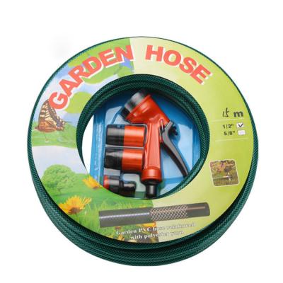 China 5M-20M Anti-Abrasion Garden Watering Hose With 1/2 Connector PVC Car Wash Garden Irrigation Hose Plants Flower for sale