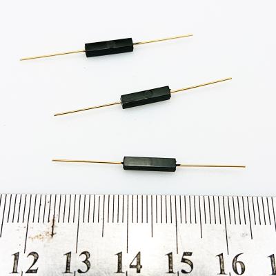 China Plastic Molded Straight Leads Reed Switch /Magnetic Contact Normally Open Sensor 11*2.4*2.3 mm for sale