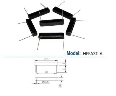 China Plastic Normally Open Magnetic and Rectangular Reed Switch /Sensor PCB Mold HFFAST-A for sale