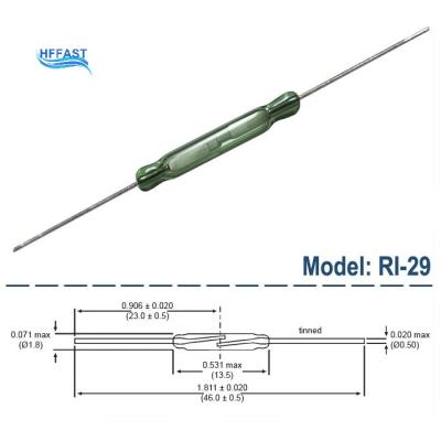 China COMUS/COTO RI-29 Tubular Switch 2.2x13mm for sale