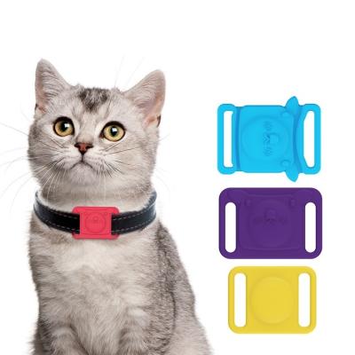 China Shockproof Multicolor Animal Shape Airtag Case Cartoon Silicone Waterproof Airtag Dog Case Anti-lost Airtag Holder For Pet for sale