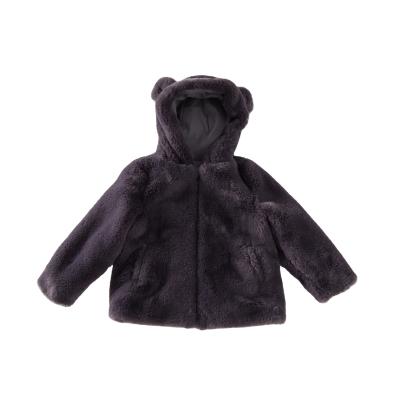 China Office Baby Kids Girl's Breathable Warm Coat Jacket Princess Full Fur Hooded Outerwear Winter for sale