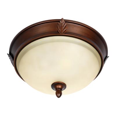 China Hot Sale Manufacturer Supply 15 Inch Surface Mounted Flushmount Oil-rubbed Bronze Classic Flush Mount Lights for sale