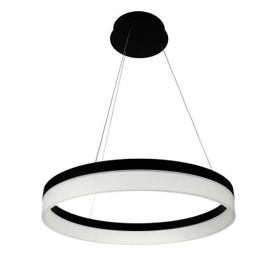 China Manufacturer Supply Residential Lamp LED Black Finish Large Modern Dome Pendant Light for sale