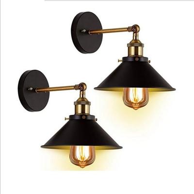 China Low Industrial Vintage Wall Lamp E27 Wall Sconces AC 90-260V Wall Light For Loft Bedroom Indoor Lighting Adjustable Retro Light for sale