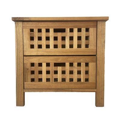 China Sale modern chinese multifunctional solid wood nightstand single wooden bed table for sale