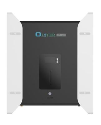 China Banco de energía de batería solar de litio de 52V 100ah para baja presión Instalado en la pared Inverter negro Almacenamiento de energía en venta