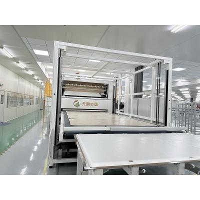 China Automatische Industrie-Rolle Flöte Papier Thermalfilmblatt Heißpresse Trockene Solarmodul Produktionslinie Laminationsmaschine zu verkaufen