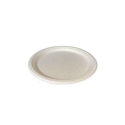 China Disposable Heavy Duty White Round Water And Oil Proof 10 Inch Food Resistant Dish for sale