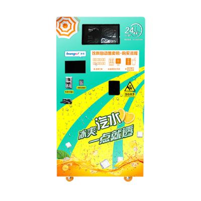 China Subway Station 2022 new developed Multi flavor coin online system multi payment method coke soda beverage automatic drink vending machine for sale