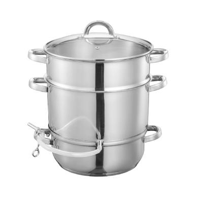 China Sustainable Wholesale Cheap Price Kitchen Cookware Stainless Steel Non Stick Stockpot Covered Stockpot for sale