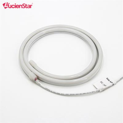 China Theme Park Factory Direct Sales Lights Good Material Flexibility White Led Silicone Neon Strip Light for sale