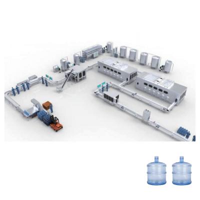 China Drinking 20000bph Fully Automatic Drinking 5 Gallon Water Filling Machine for sale