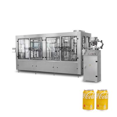 China Carbonated Beverage Beverage Can Filling Machine Carbonated Soft Drink Beverage Filling Machine Trade for sale