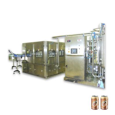 China Carbonated Beverage Soft Drink Making Machine Carbonated Drinks Beer Can Washing Filling for sale