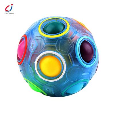 China Newcomer Decompression Toy Spinners Puzzle Cube Anti-stress Magic Ball Effort Cube Bubble Spinning Magic Cube Spinner Toys for sale