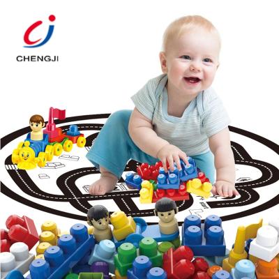 China Building Toy High Quality 70pcs Plastic Educational Building Blocks Toys For Children for sale