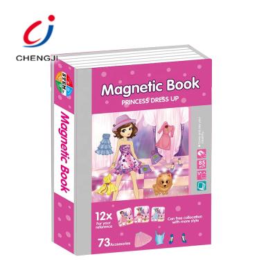 China Cartoon Toy Dress Up Game Rompecabezas Educativos, Learning Toys Kids Magnetic Puzzle for sale