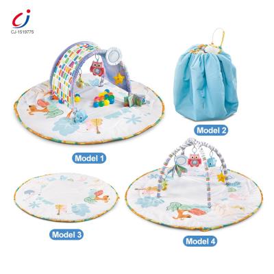 China Educational Toy 5 in 1 Game Mat Infant Large Play Mat, Activity Gym Playmat Infant Ball Pit Soft Baby Play Mat for sale