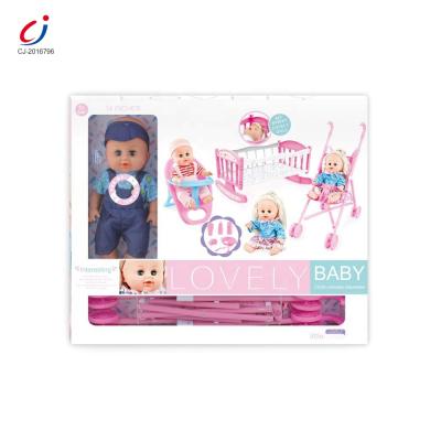 China Toy Wholesale Toys English Educational Toy 3 in 1 Doll Set, Christmas Gifts for Kids Baby & Doll for sale